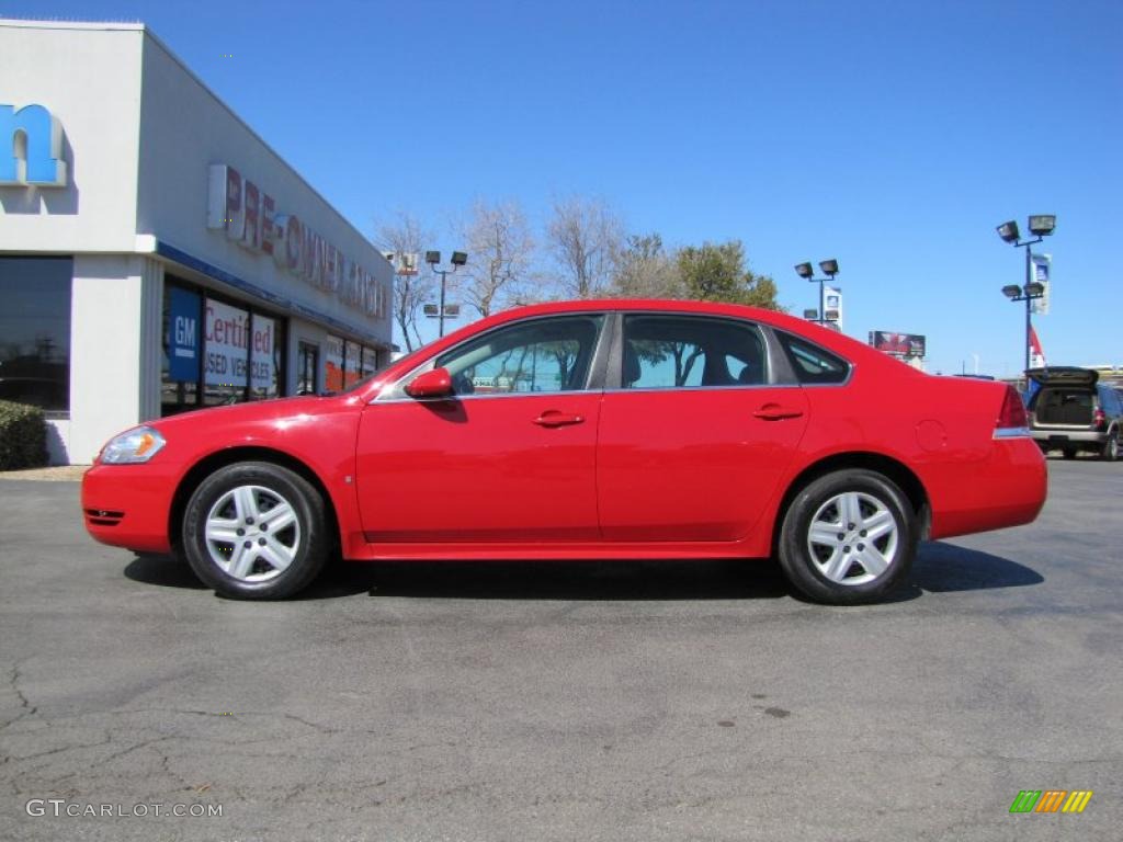 2010 Impala LS - Victory Red / Gray photo #4