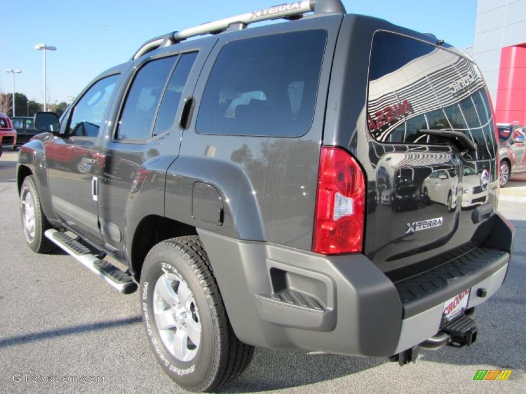 2011 Xterra S - Night Armor / Gray photo #2