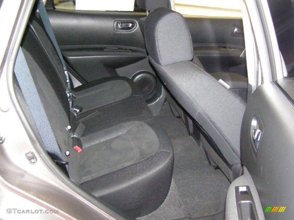 Black Interior 2010 Nissan Rogue AWD Krom Edition Photo #46589745
