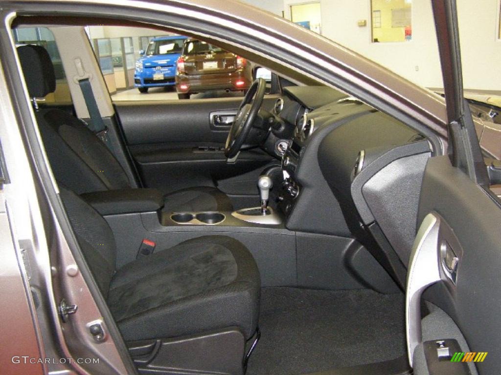 Black Interior 2010 Nissan Rogue AWD Krom Edition Photo #46589766