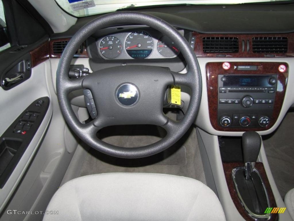 2011 Chevrolet Impala LS Gray Steering Wheel Photo #46590192