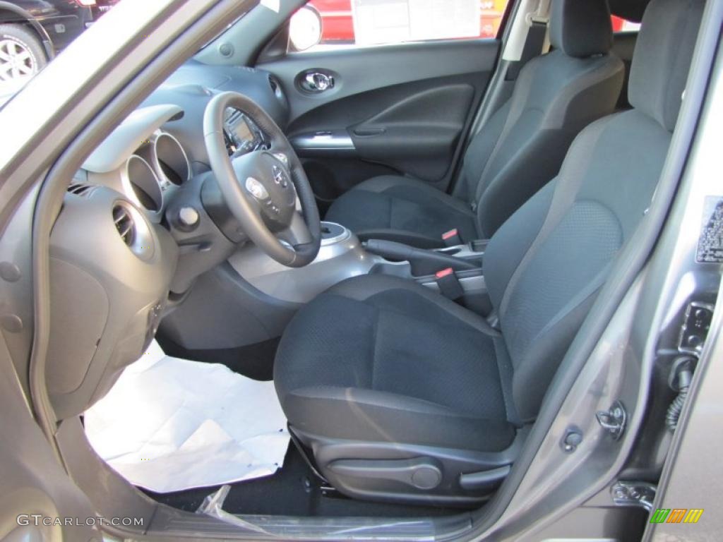 Black/Silver Trim Interior 2011 Nissan Juke SV Photo #46590462