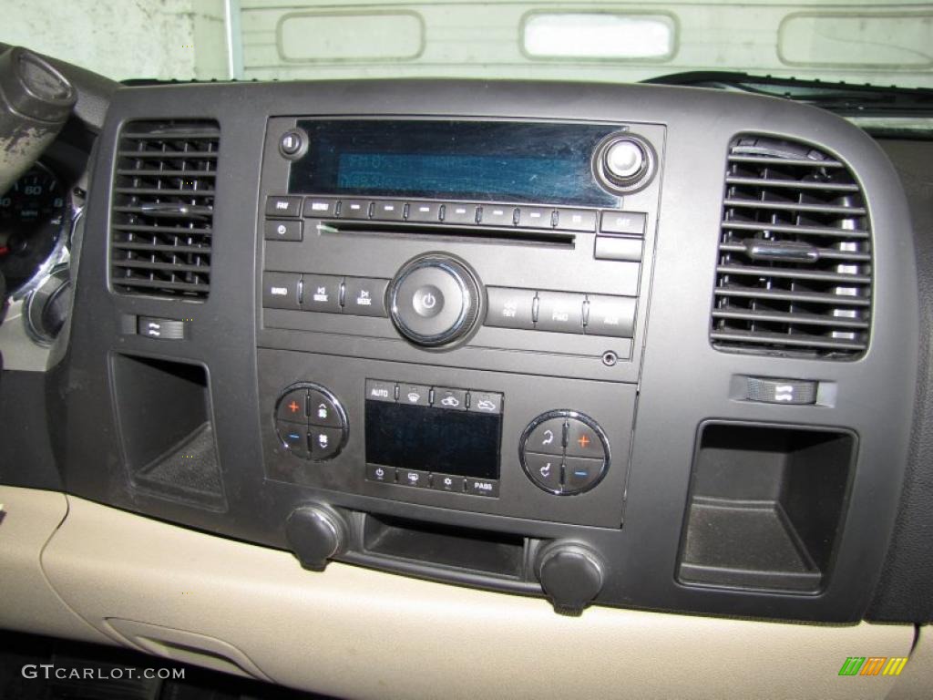 2008 Silverado 1500 LTZ Extended Cab - Black / Light Titanium/Ebony Accents photo #16