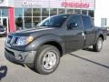 2011 Night Armor Metallic Nissan Frontier SV Crew Cab  photo #1