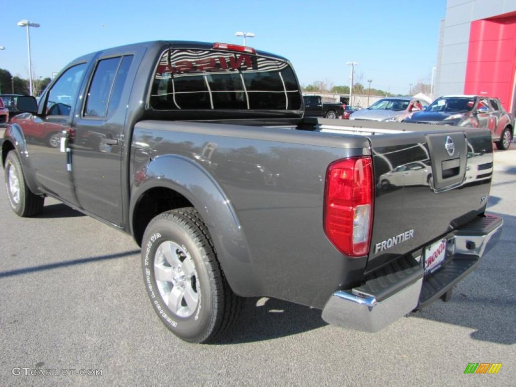 Night Armor Metallic 2011 Nissan Frontier SV Crew Cab Exterior Photo #46591115
