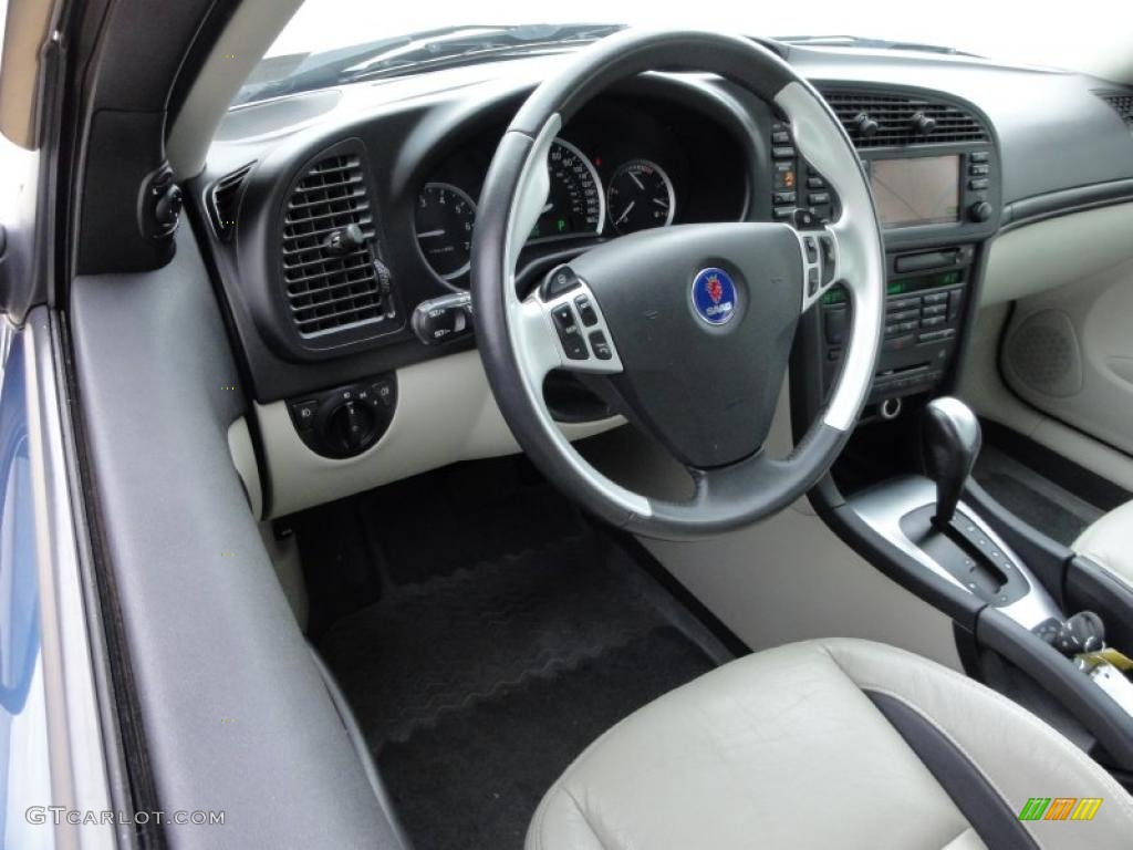 Parchment Interior 2006 Saab 9-3 Aero Sport Sedan Photo #46591121
