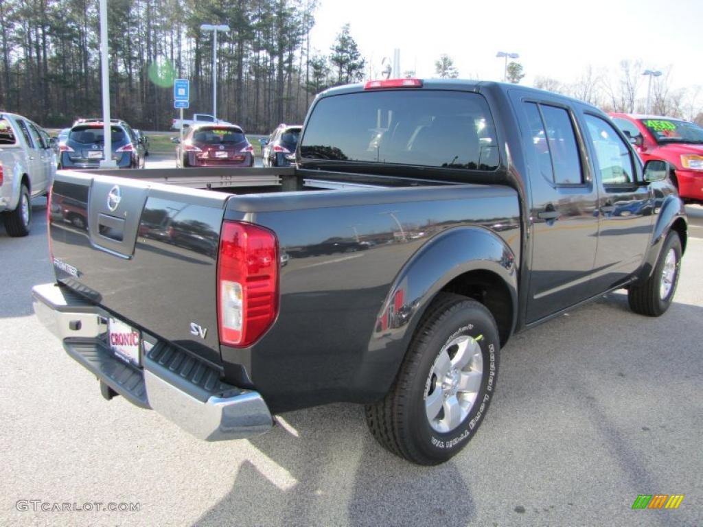 Night Armor Metallic 2011 Nissan Frontier SV Crew Cab Exterior Photo #46591157