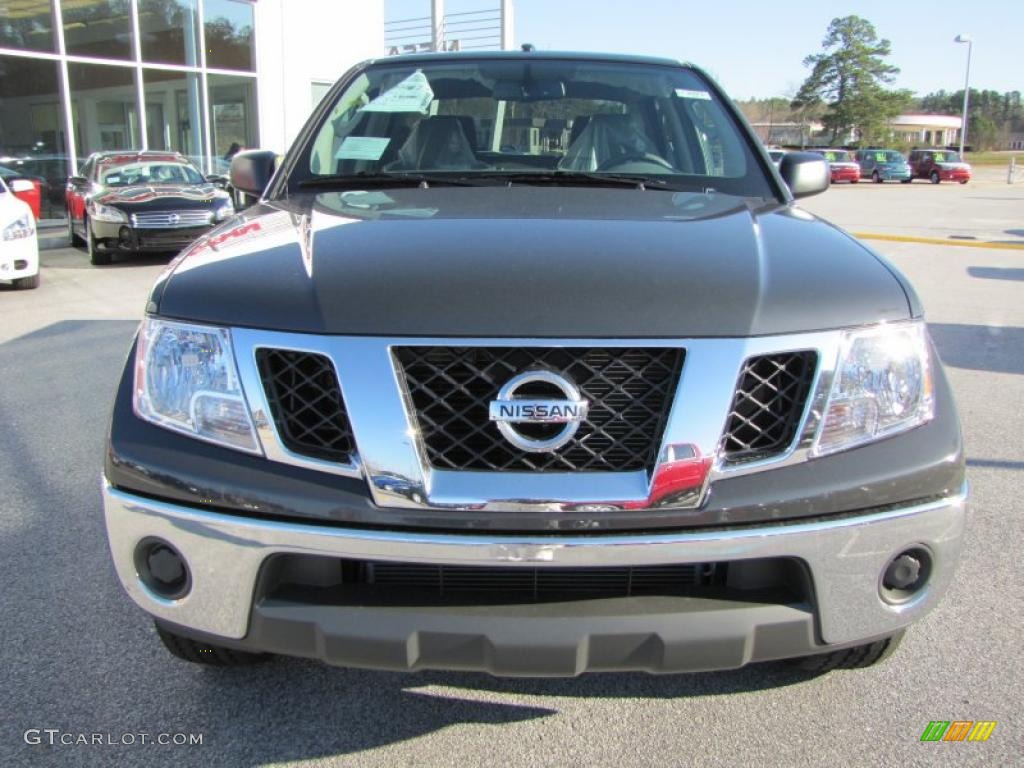 Night Armor Metallic 2011 Nissan Frontier SV Crew Cab Exterior Photo #46591202