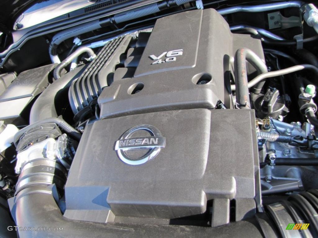 2011 Nissan Frontier SV Crew Cab Engine Photos