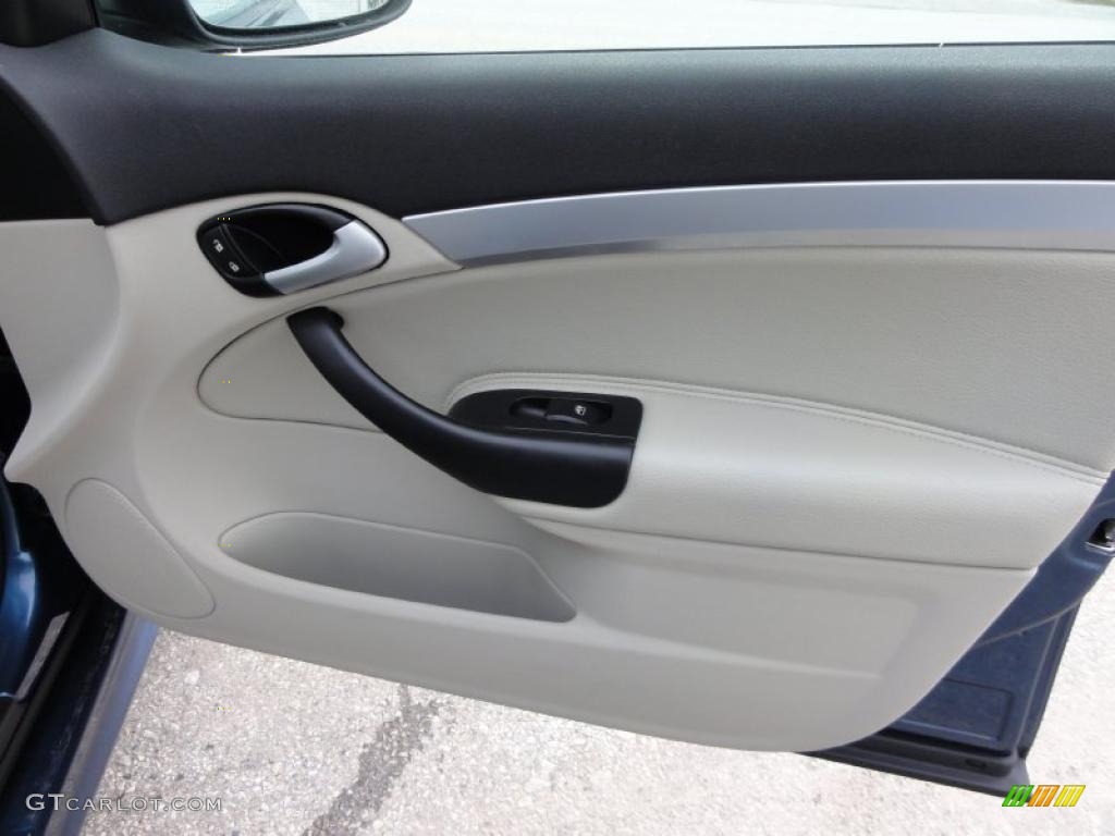 2006 Saab 9-3 Aero Sport Sedan Parchment Door Panel Photo #46591238