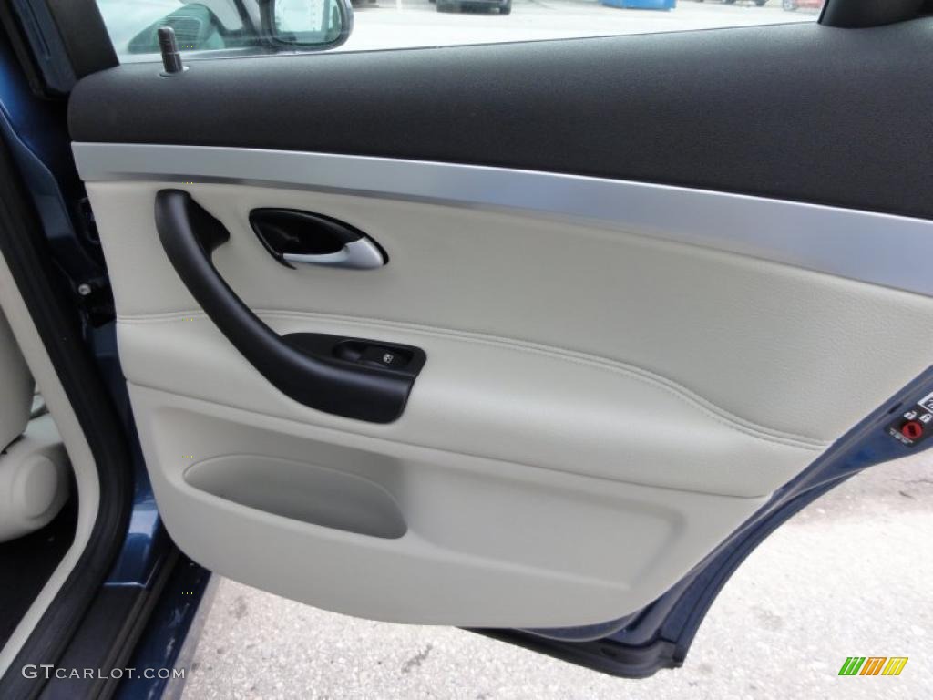 2006 Saab 9-3 Aero Sport Sedan Parchment Door Panel Photo #46591259