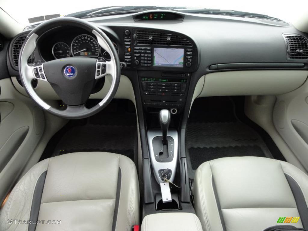 2006 Saab 9-3 Aero Sport Sedan Parchment Dashboard Photo #46591328