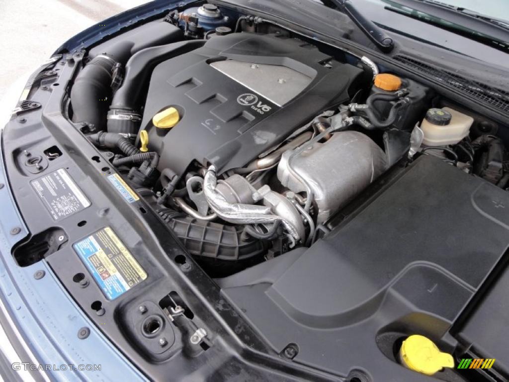2006 Saab 9-3 Aero Sport Sedan 2.8 Liter Turbocharged DOHC 24V VVT V6 Engine Photo #46591400