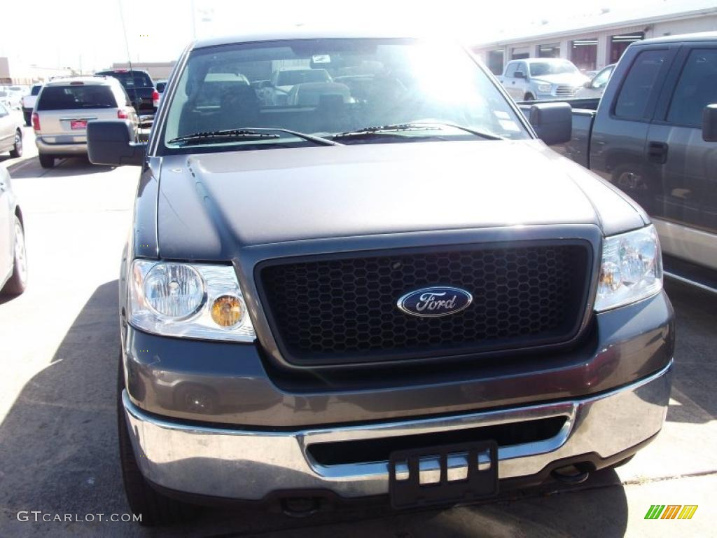 2006 F150 XLT SuperCrew 4x4 - Dark Shadow Grey Metallic / Medium/Dark Flint photo #2