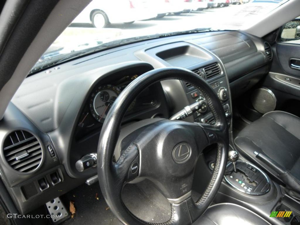 Black Interior 2003 Lexus IS 300 Sedan Photo #46593575