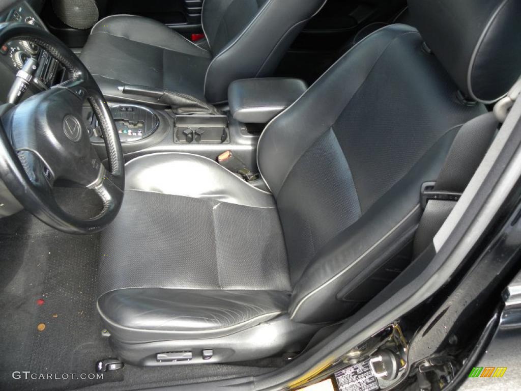 Black Interior 2003 Lexus IS 300 Sedan Photo #46593587