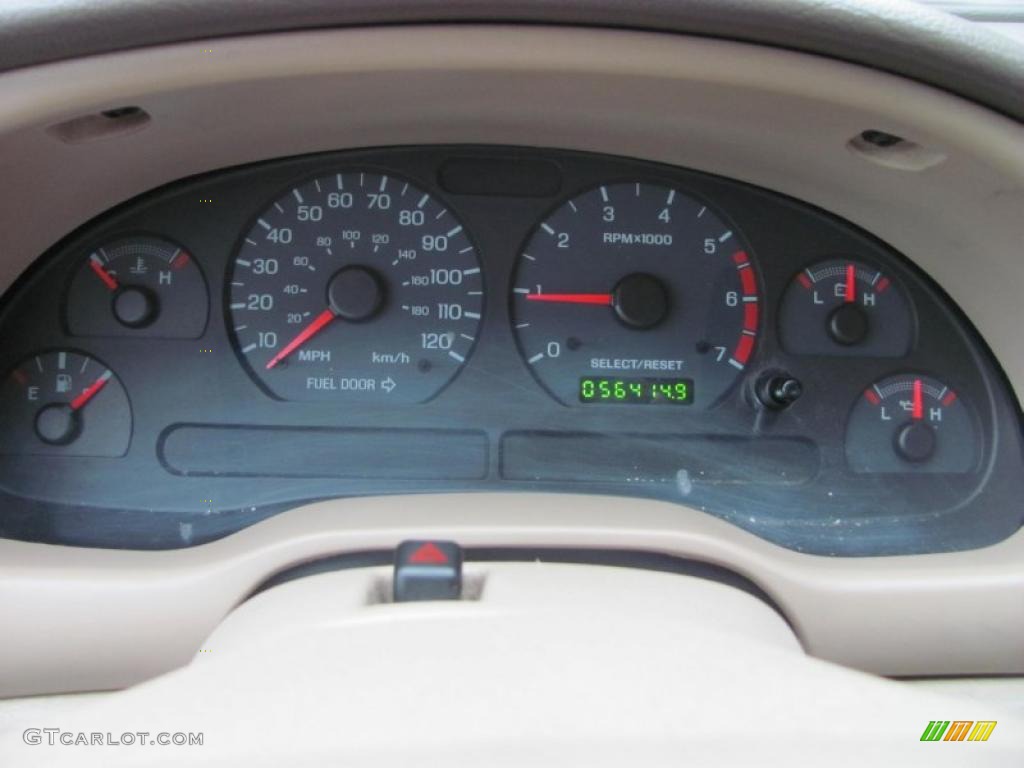 2003 Ford Mustang V6 Convertible Gauges Photo #46593815