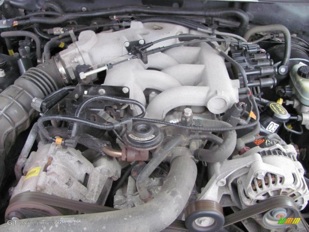 2003 Ford Mustang V6 Convertible 3.8 Liter OHV 12-Valve V6 Engine Photo #46593890