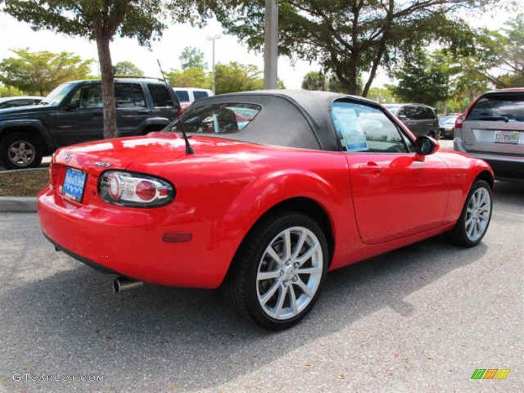 True Red 2006 Mazda MX-5 Miata Sport Roadster Exterior Photo #46594661