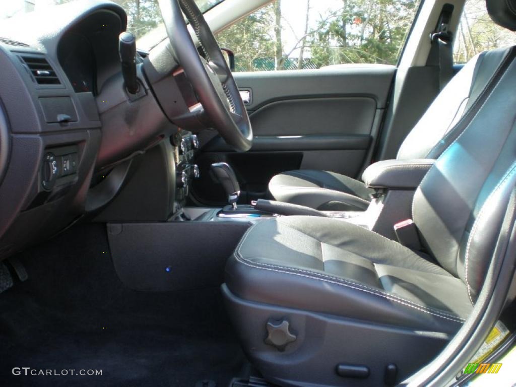 2010 Fusion SEL V6 - Tuxedo Black Metallic / Charcoal Black photo #12