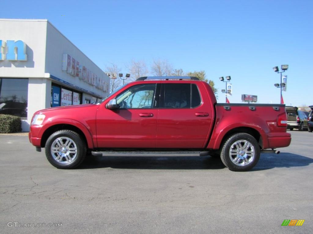 Redfire Metallic 2008 Ford Explorer Sport Trac Limited Exterior Photo #46595411