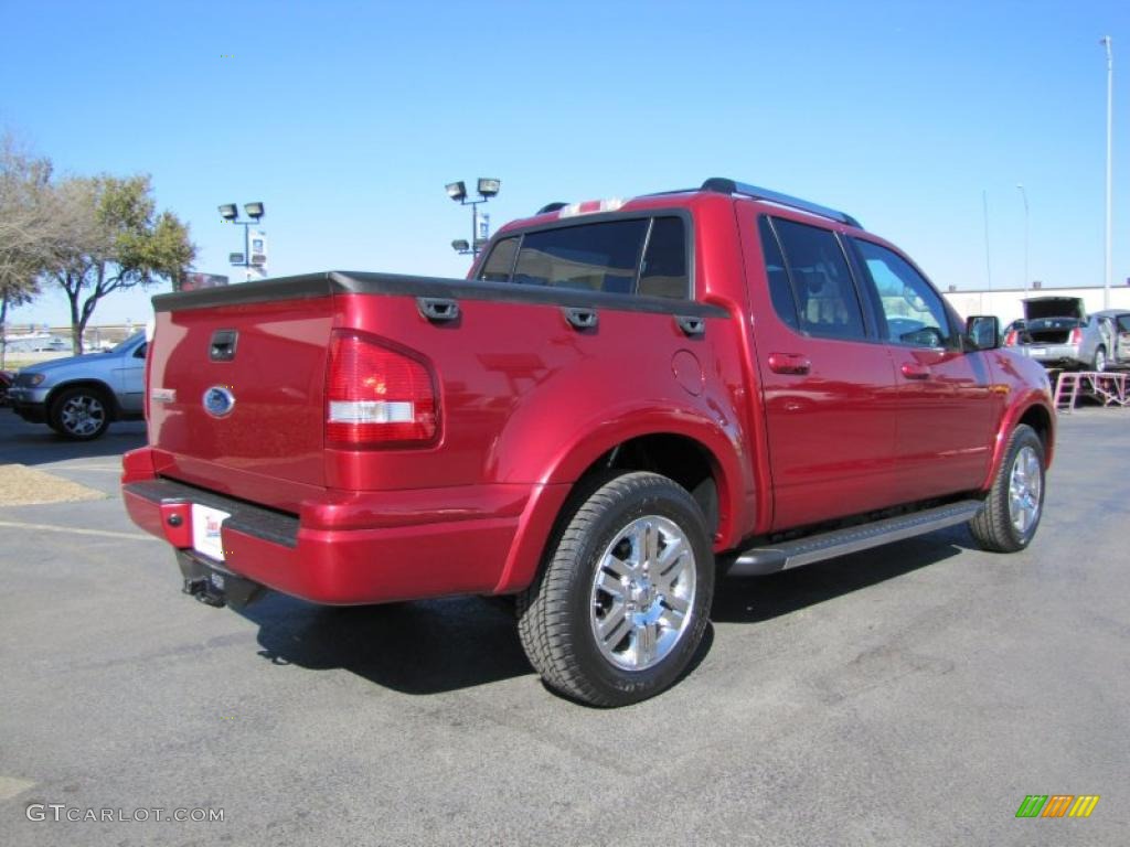 Redfire Metallic 2008 Ford Explorer Sport Trac Limited Exterior Photo #46595438