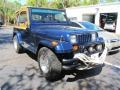1989 Spinnaker Blue Jeep Wrangler Sahara 4x4 #46545453