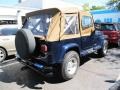 1989 Spinnaker Blue Jeep Wrangler Sahara 4x4  photo #2