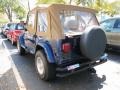 1989 Spinnaker Blue Jeep Wrangler Sahara 4x4  photo #4