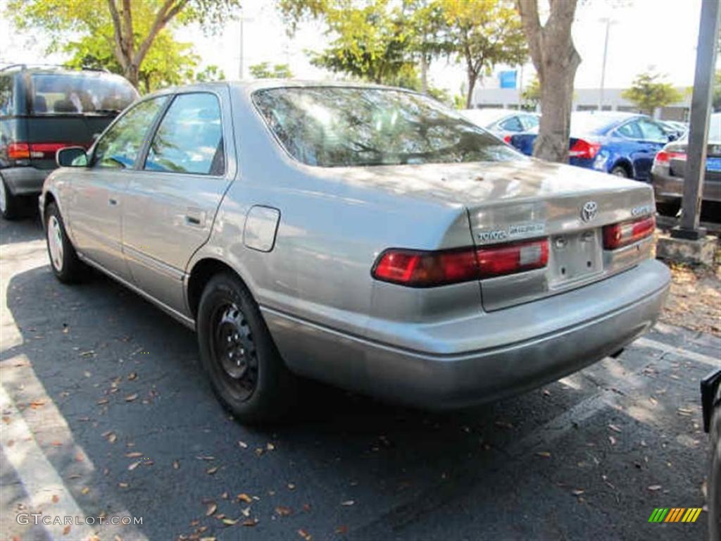 1998 Camry LE V6 - Antique Sage Pearl / Gray photo #3