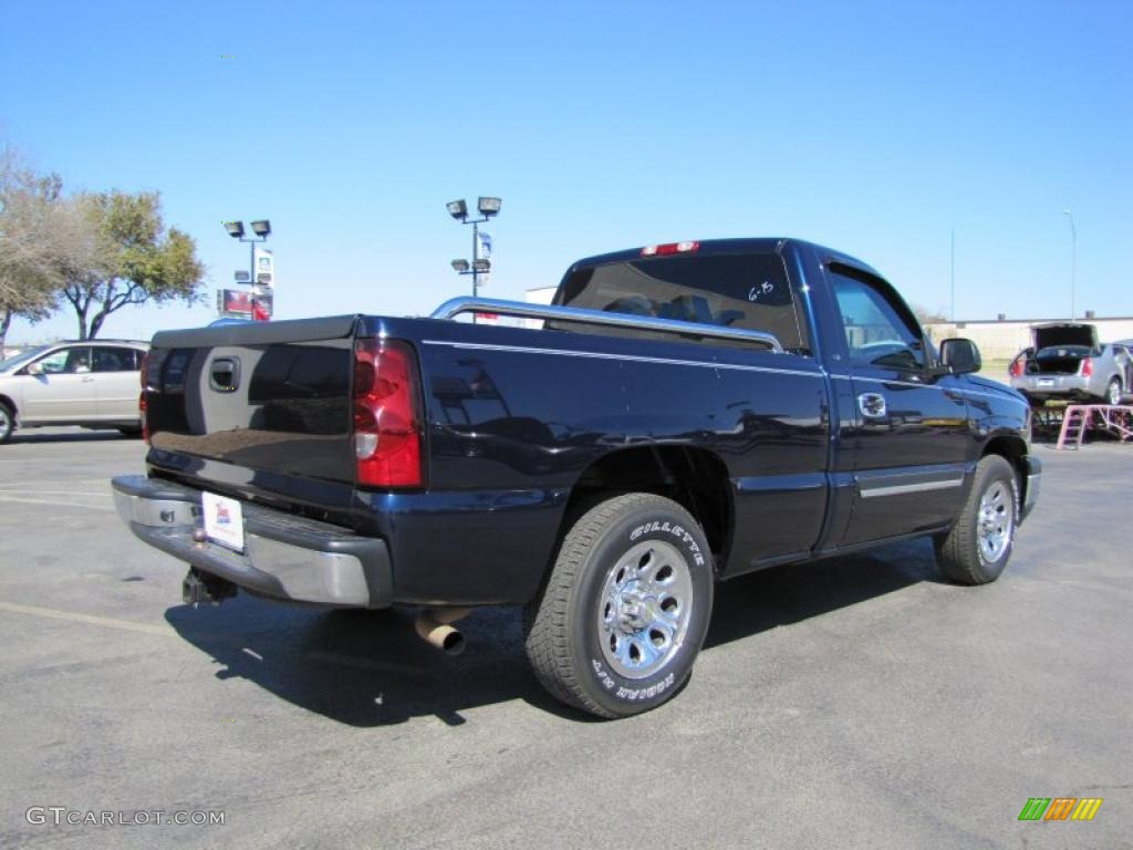 2006 Silverado 1500 Work Truck Regular Cab - Dark Blue Metallic / Dark Charcoal photo #7