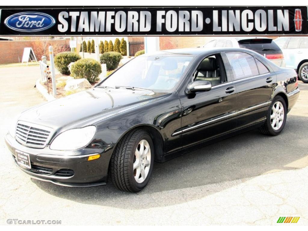 2005 S 500 4Matic Sedan - Black / Charcoal photo #1