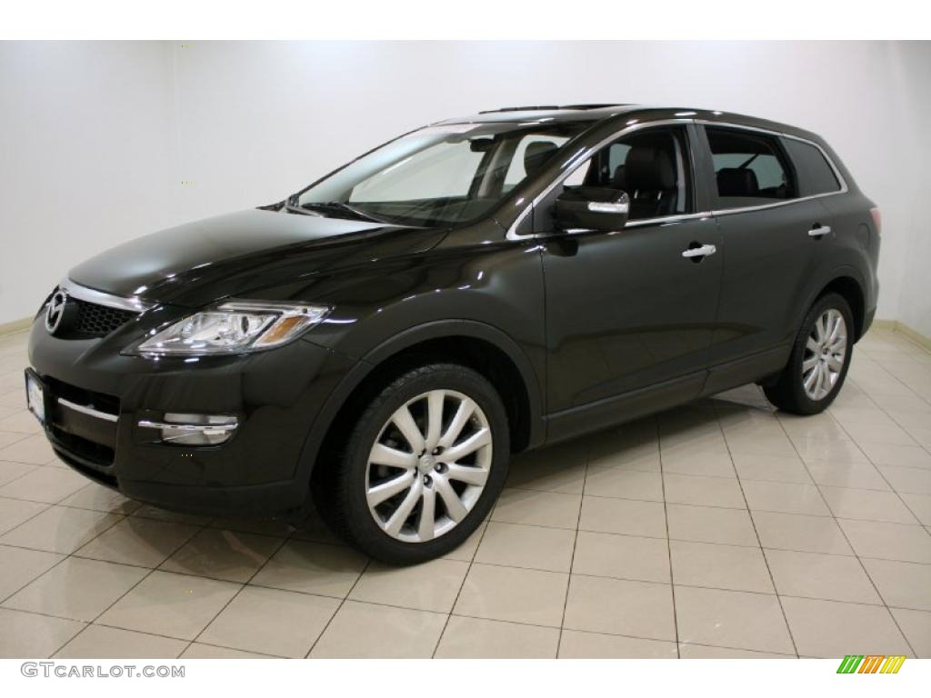 Sparkling Black Mica 2008 Mazda CX-9 Grand Touring AWD Exterior Photo #46597496