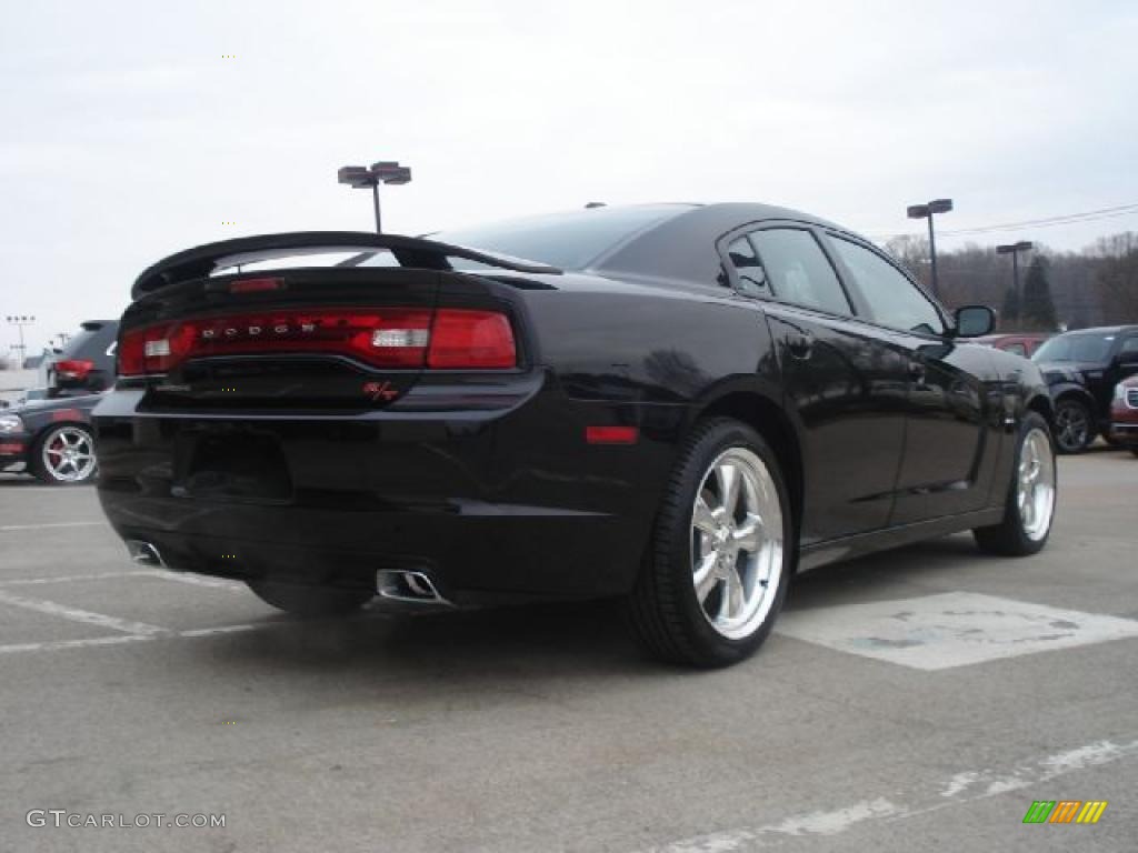 Brilliant Black Crystal Pearl 2011 Dodge Charger R/T Road & Track Exterior Photo #46597565