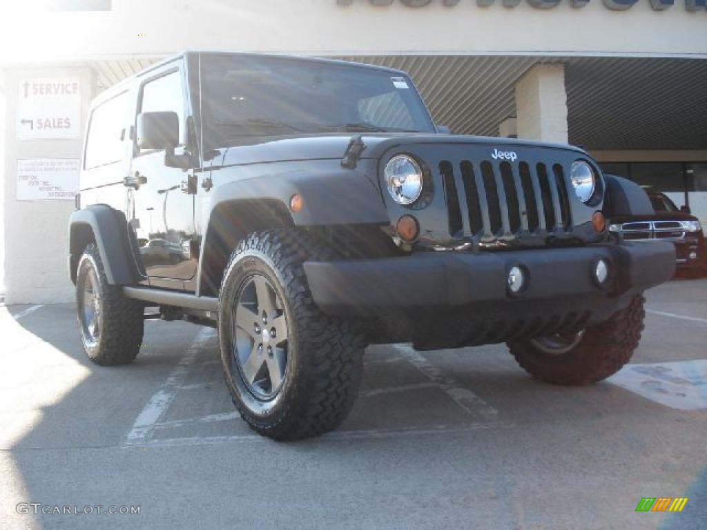 2011 Wrangler Call of Duty: Black Ops Edition 4x4 - Black / Black/Dark Saddle photo #1