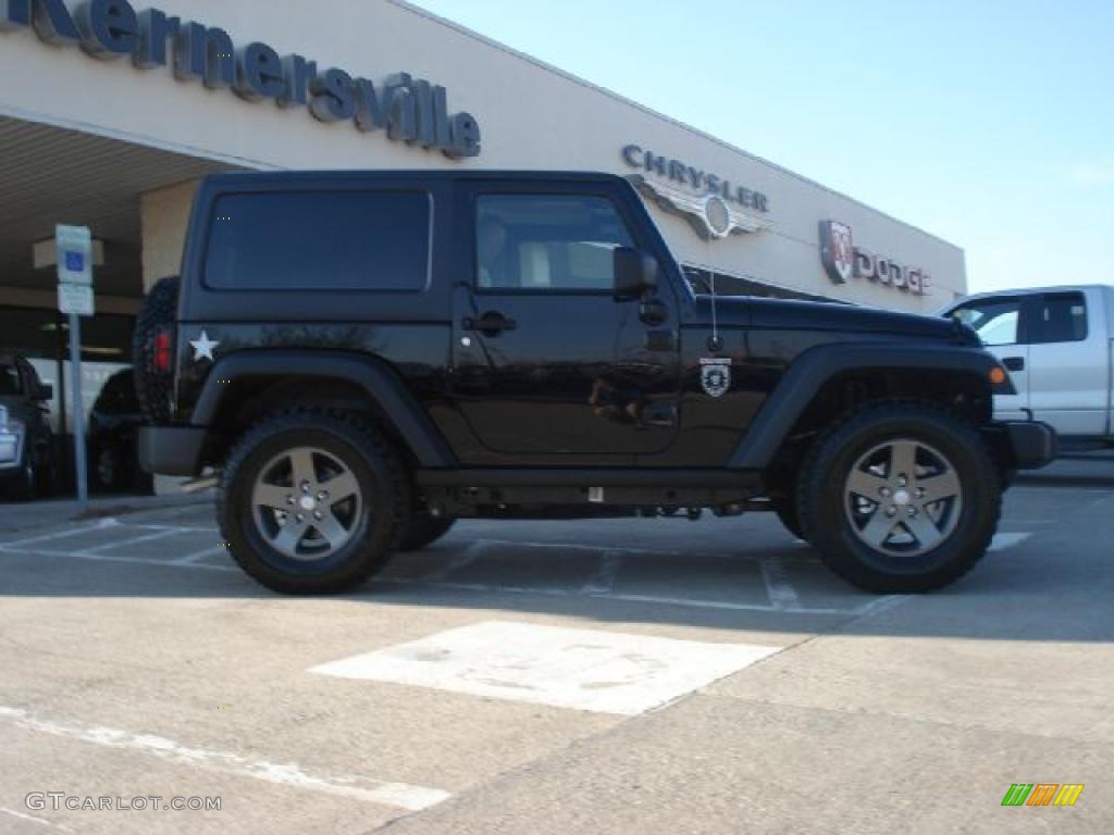 2011 Wrangler Call of Duty: Black Ops Edition 4x4 - Black / Black/Dark Saddle photo #2