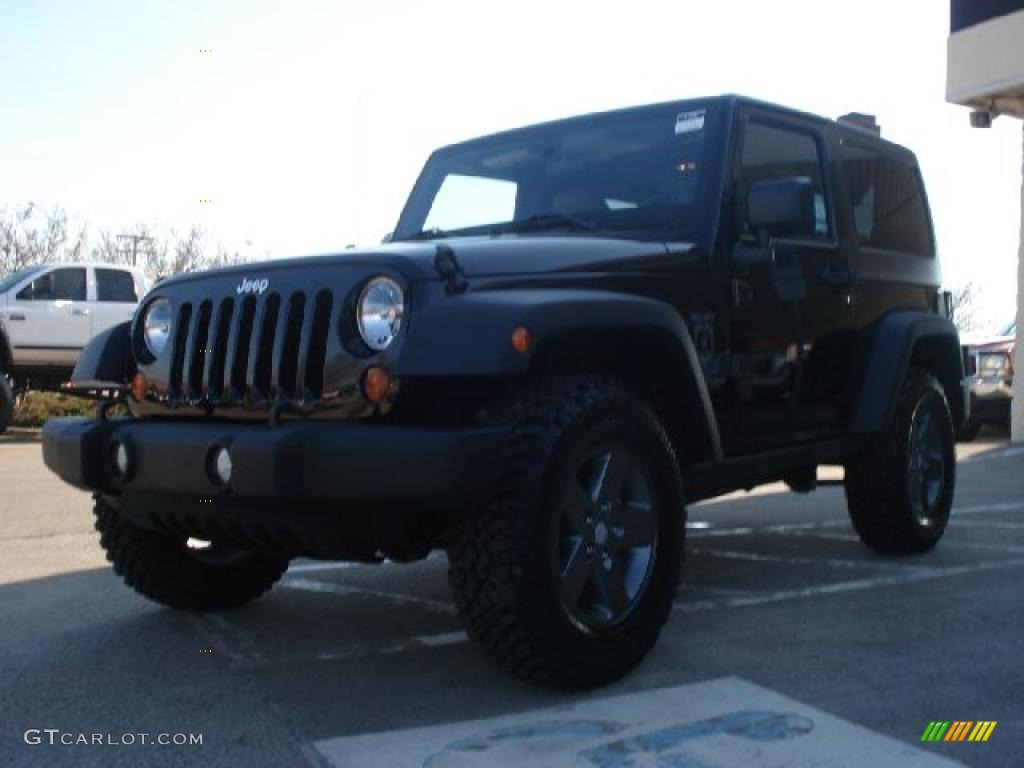 2011 Wrangler Call of Duty: Black Ops Edition 4x4 - Black / Black/Dark Saddle photo #7