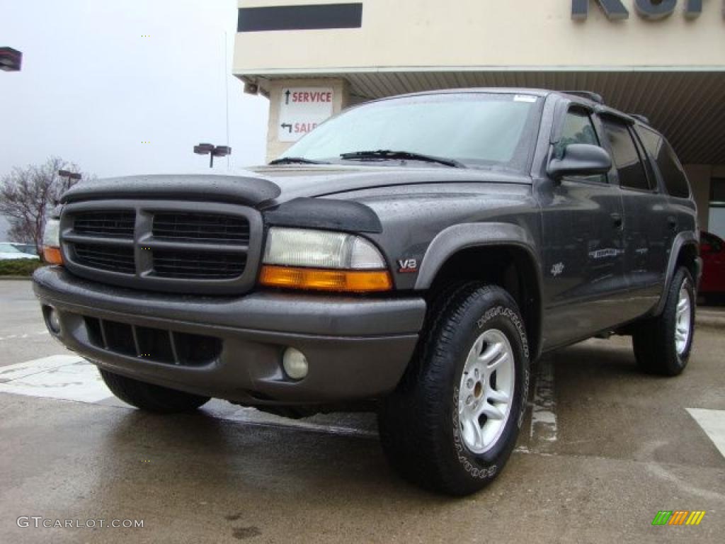 Graphite Metallic 2002 Dodge Durango SXT 4x4 Exterior Photo #46597826