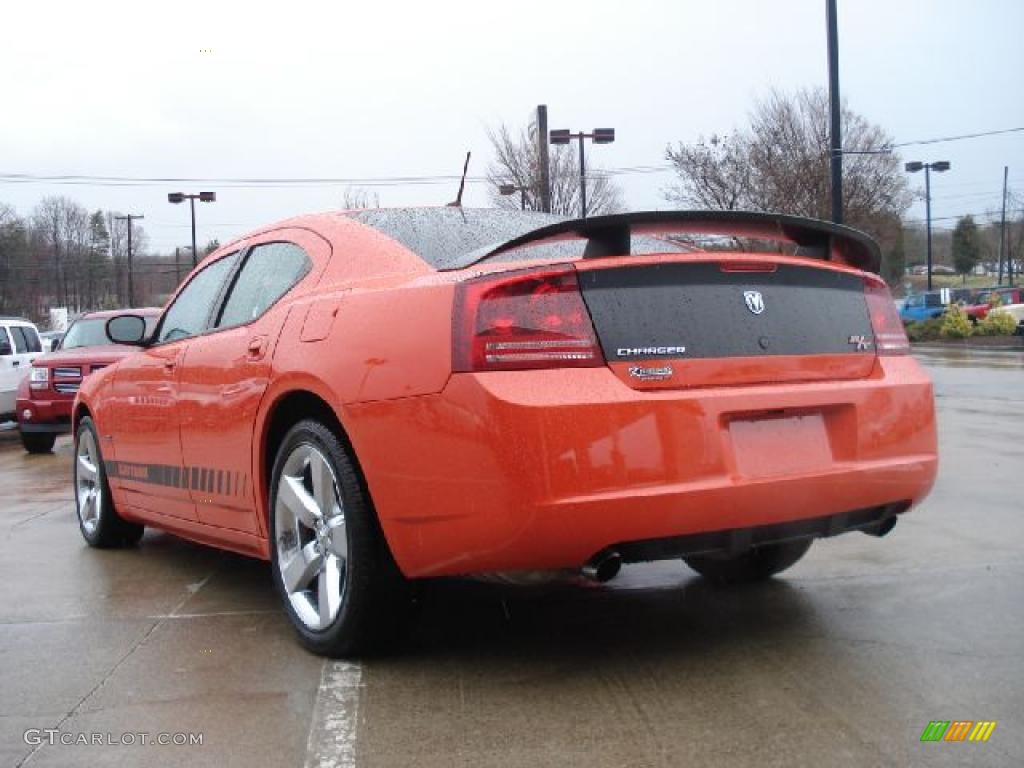 HEMI Orange Pearl 2008 Dodge Charger R/T Daytona Exterior Photo #46597916