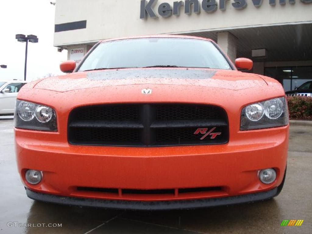 HEMI Orange Pearl 2008 Dodge Charger R/T Daytona Exterior Photo #46597925