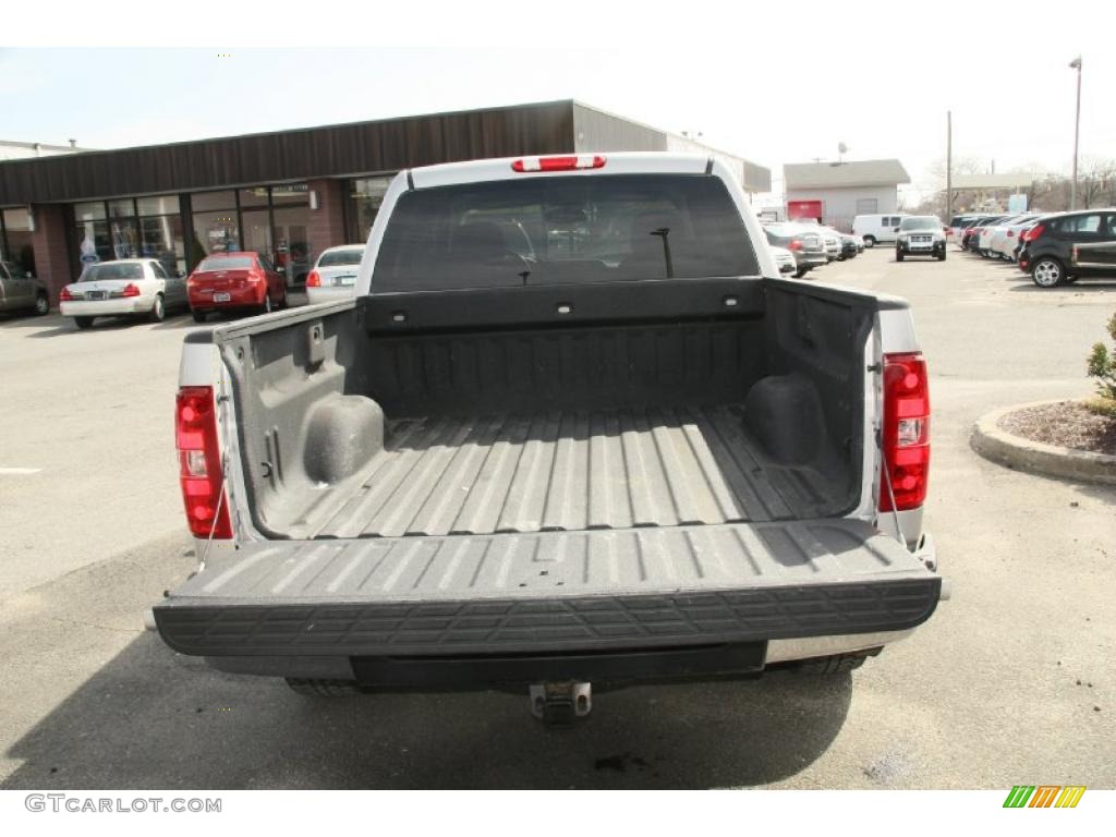 2008 Silverado 1500 Z71 Crew Cab 4x4 - Silver Birch Metallic / Ebony photo #9