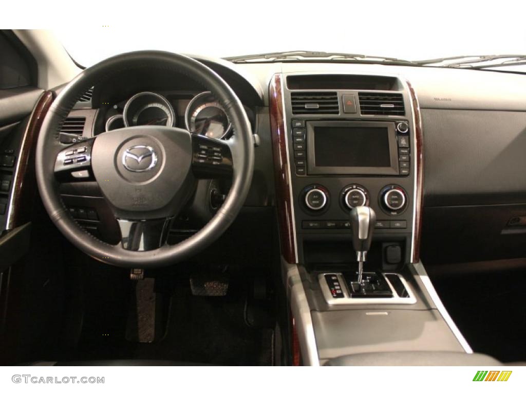2008 Mazda CX-9 Grand Touring AWD Black Dashboard Photo #46599581