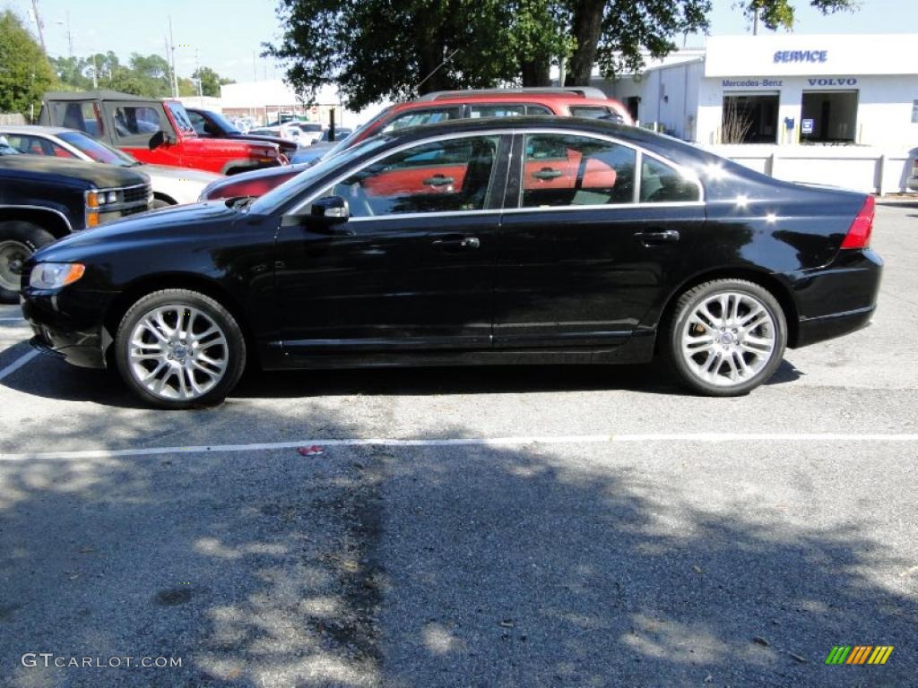 2008 S80 T6 AWD - Black / Sandstone Beige photo #1