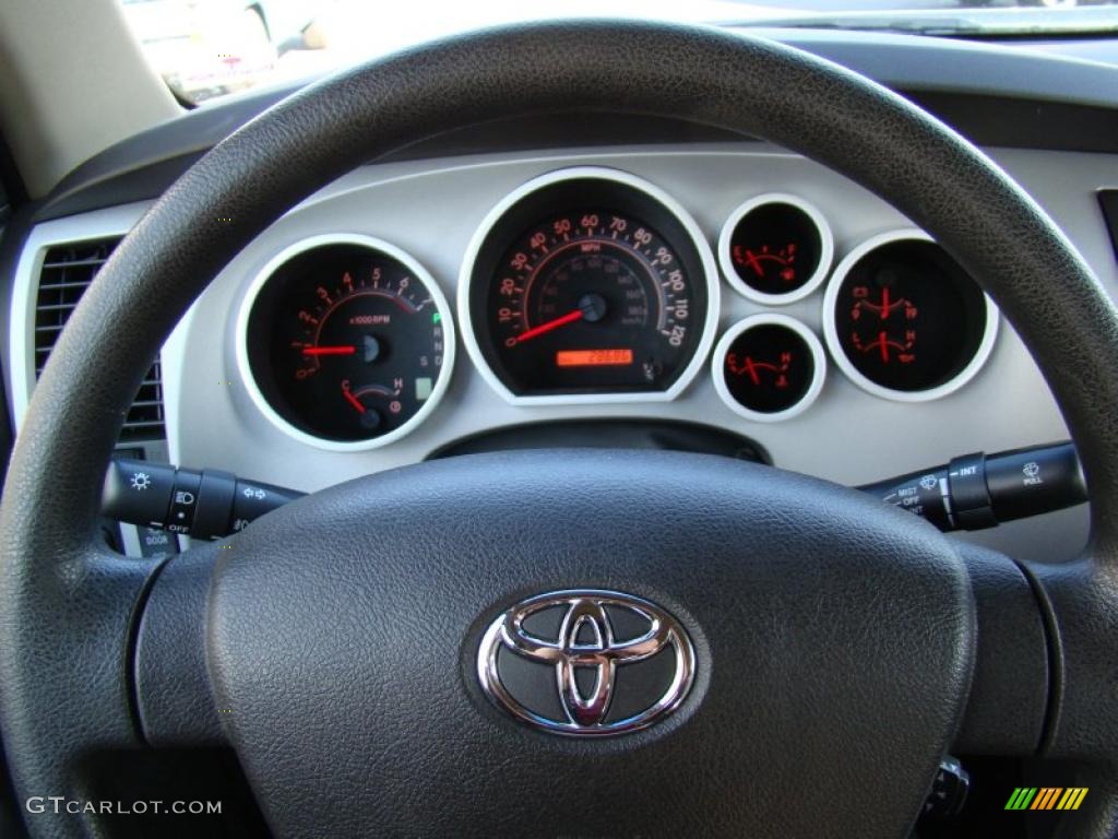 2008 Tundra SR5 TRD Double Cab 4x4 - Black / Beige photo #23