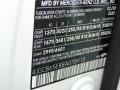 650: Arctic White 2008 Mercedes-Benz R 350 4Matic Color Code