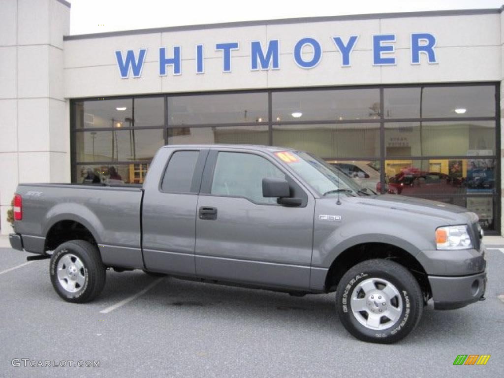 2006 F150 STX SuperCab 4x4 - Dark Shadow Grey Metallic / Medium Flint photo #1