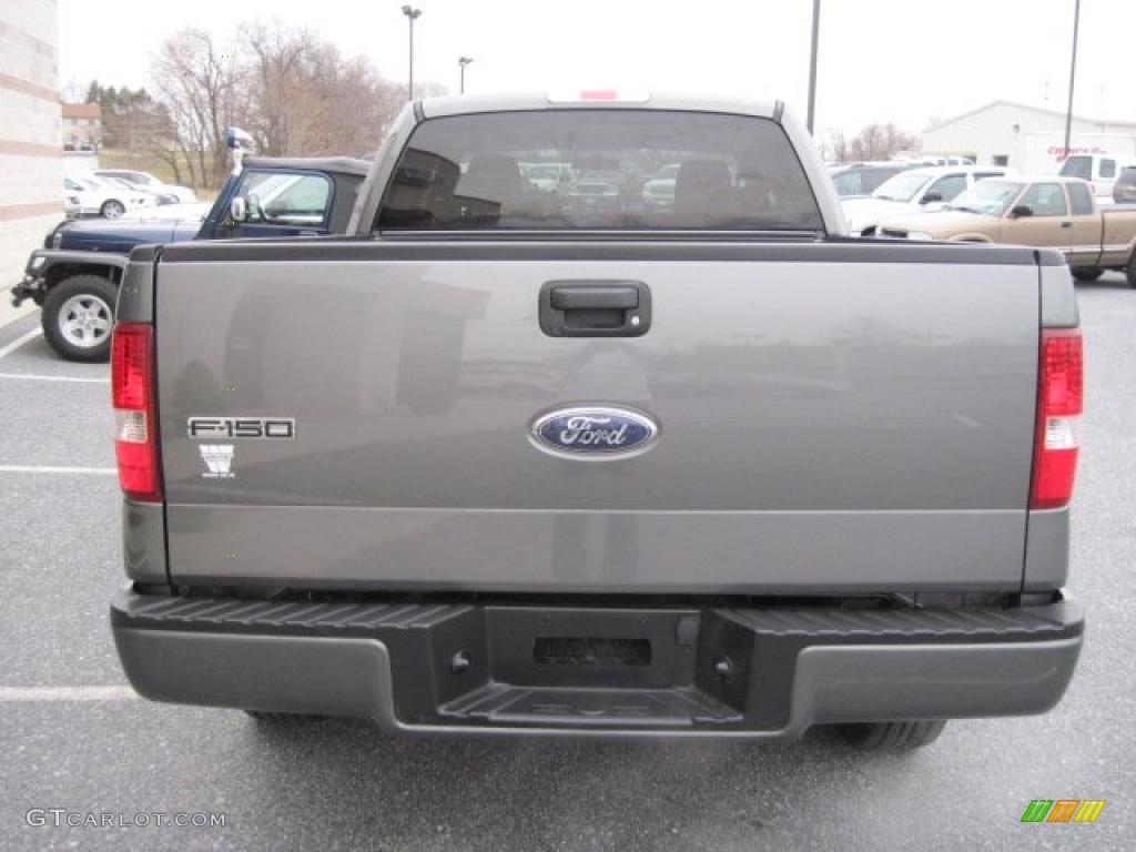 2006 F150 STX SuperCab 4x4 - Dark Shadow Grey Metallic / Medium Flint photo #6