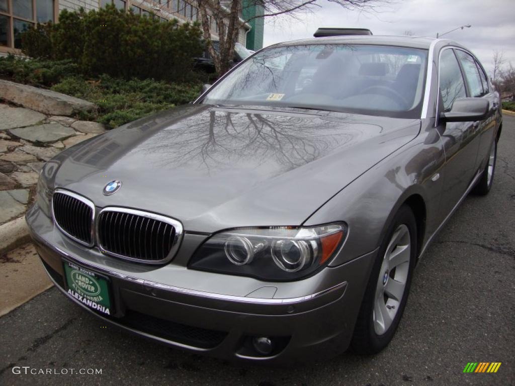 2008 7 Series 750Li Sedan - Sterling Grey Metallic / Black photo #1
