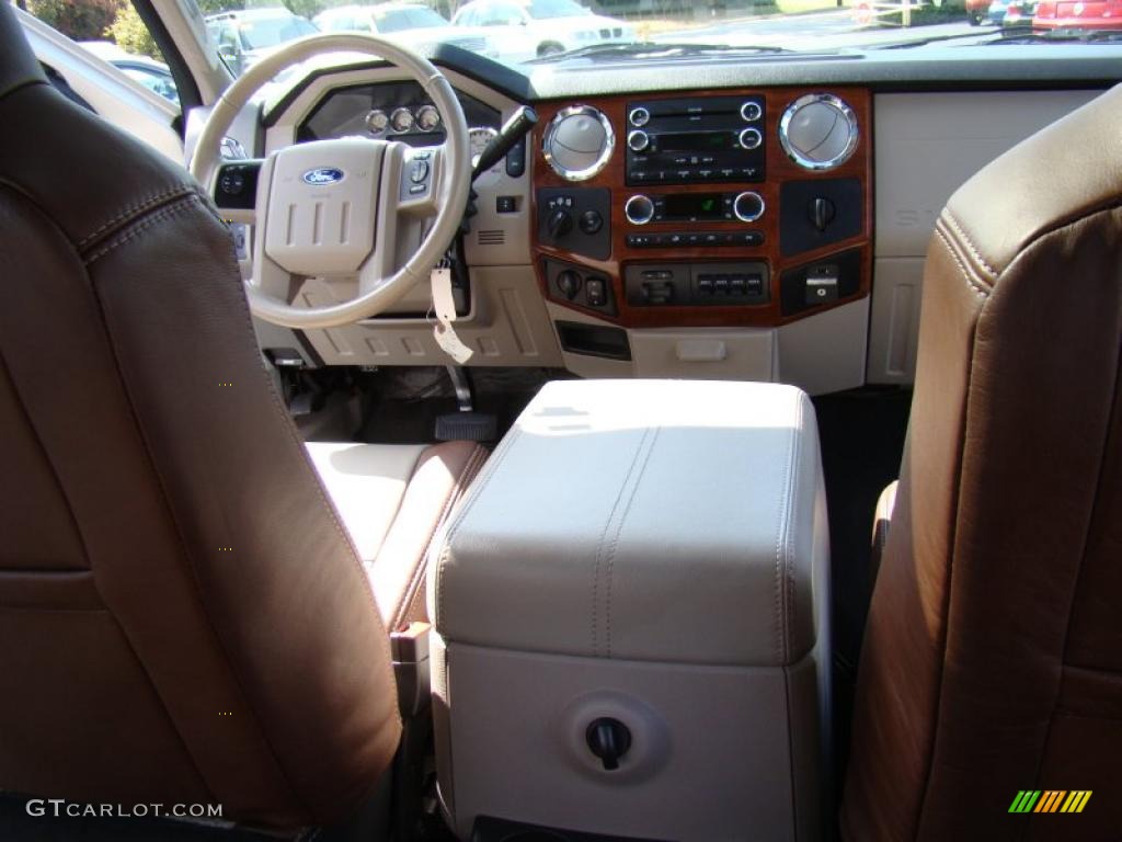 2010 Ford F250 Super Duty Cabela's Edition Crew Cab 4x4 Cabela's Dark Rust/Medium Stone Dashboard Photo #46602255
