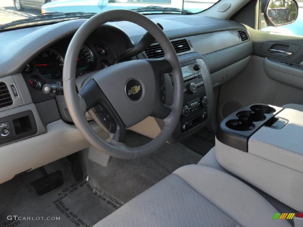 Light Titanium Interior 2009 Chevrolet Tahoe LS Photo #46603252